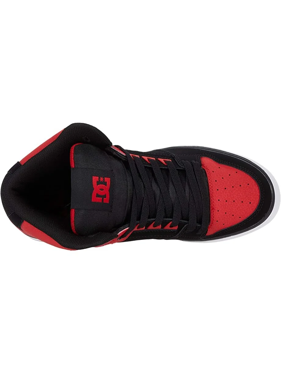 Кроссовки DC Pure High-Top WC — изображение 2 из 3, красный/белый/черный