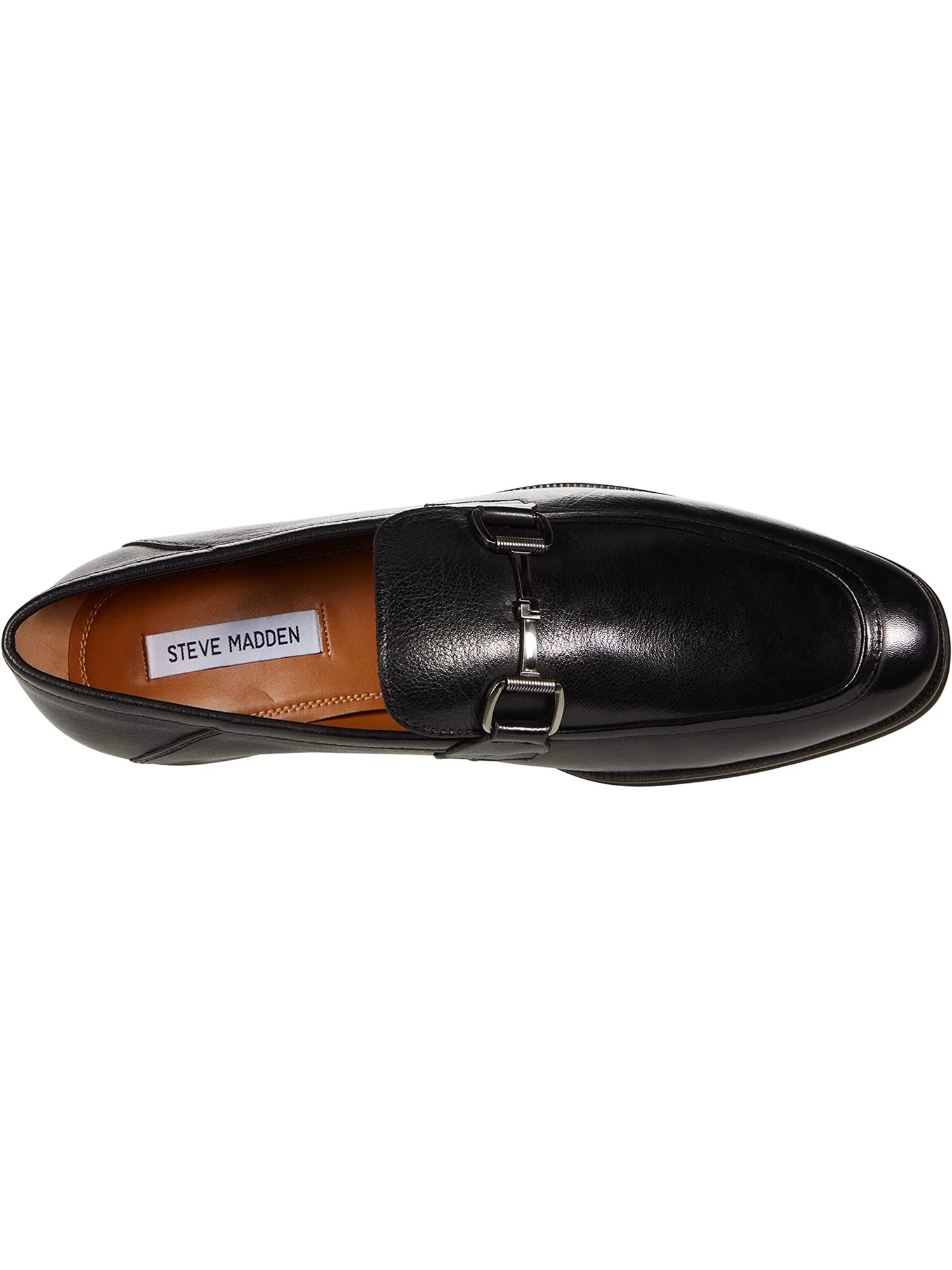 Лоферы Aahron Steve Madden, кожа — черный