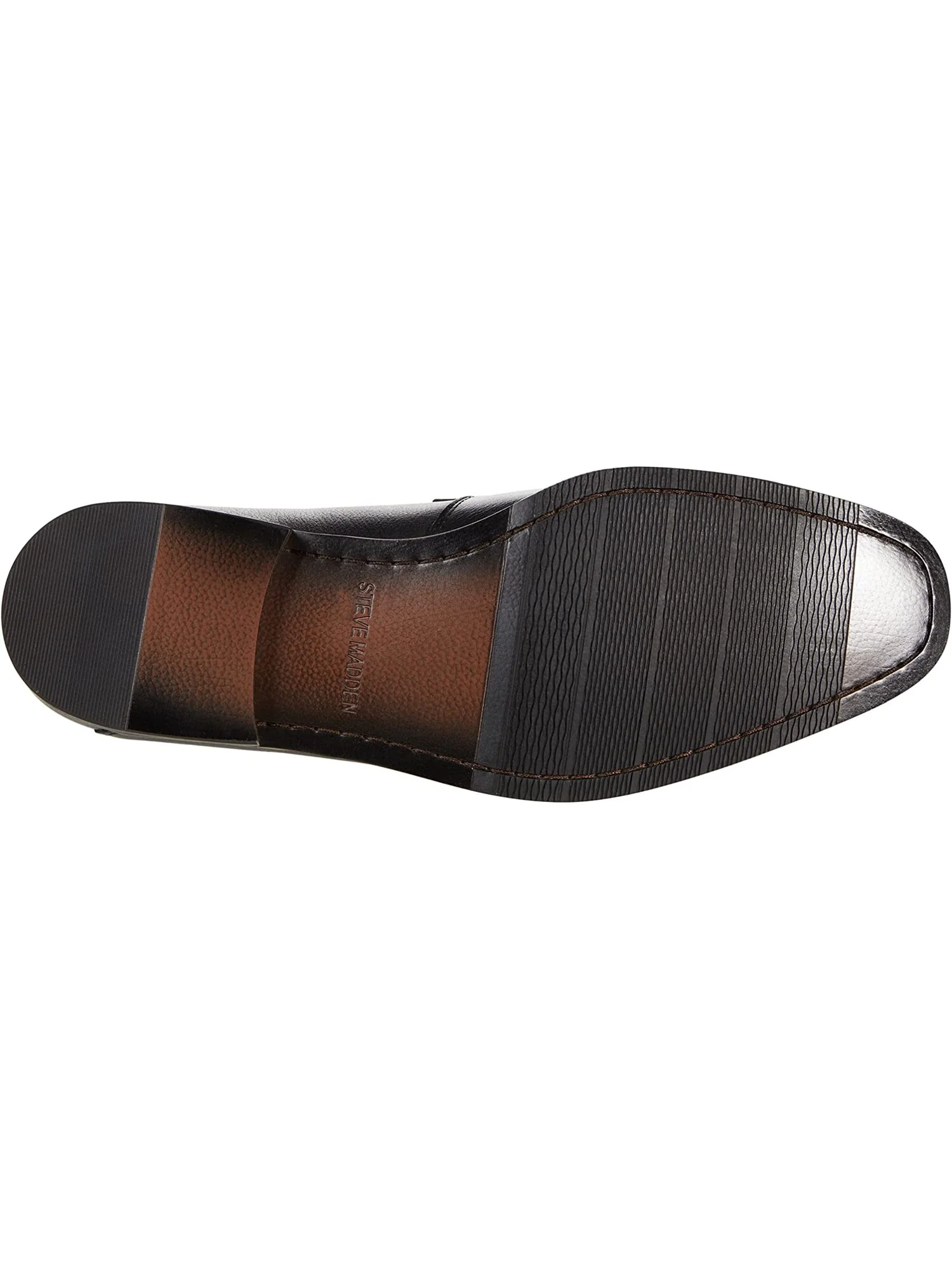 Лоферы Aahron Steve Madden, кожа — изображение 3 из 6, черный