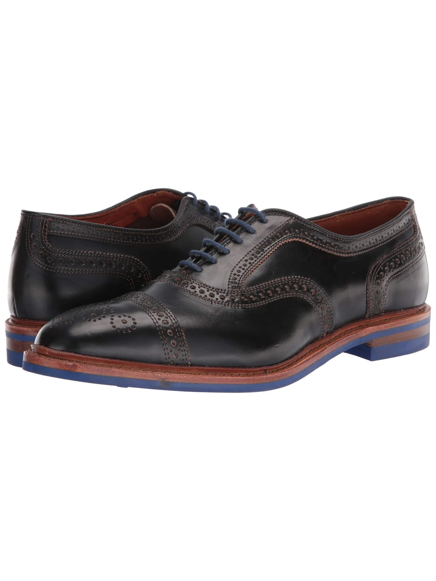 Оксфорды Strandmok Allen Edmonds, кожа — изображение 2 из 7, черный