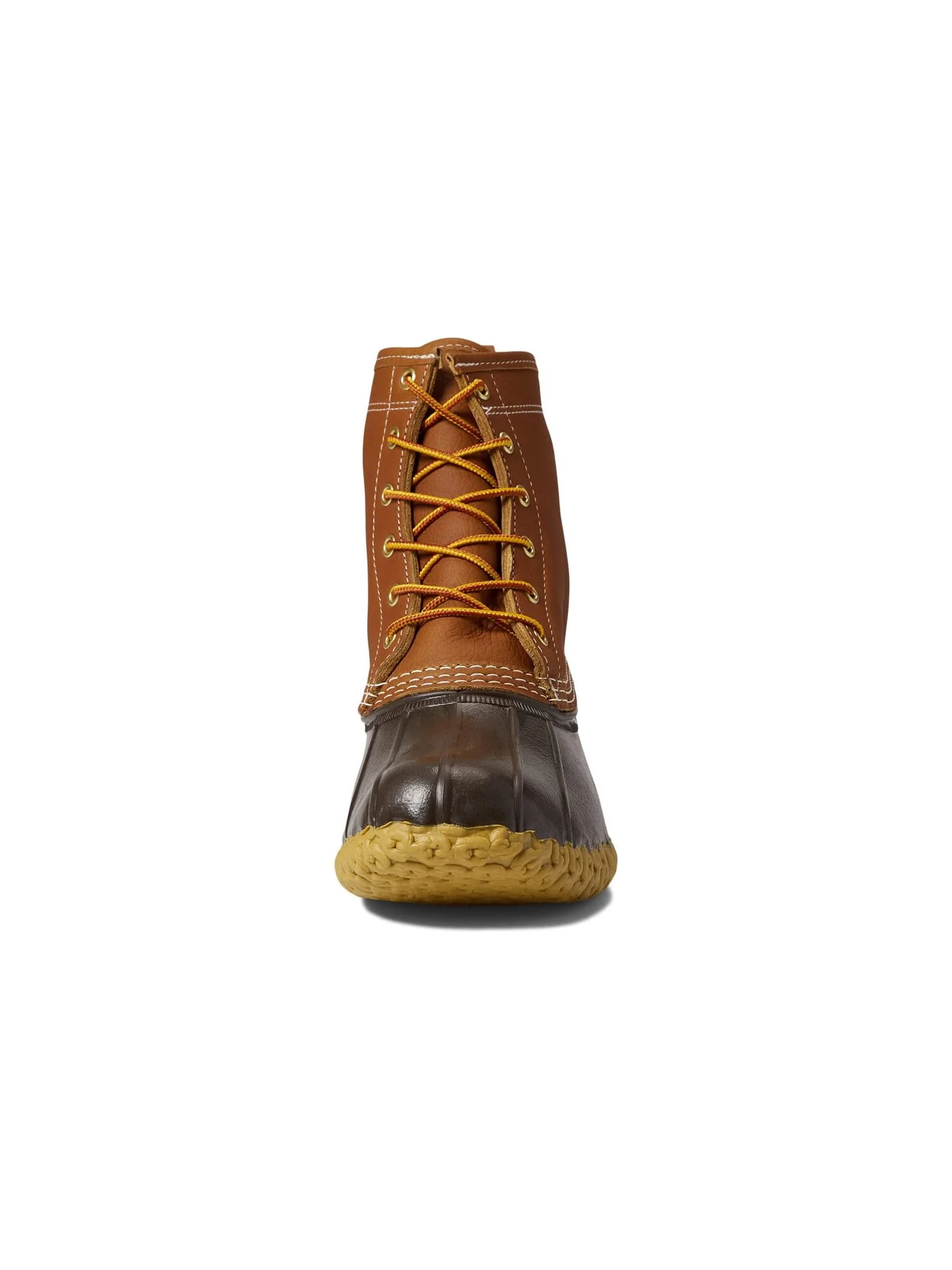Ботинки Bean Boot 8" Leather Primaloft Flannel Lined L.L.Bean — коричневый