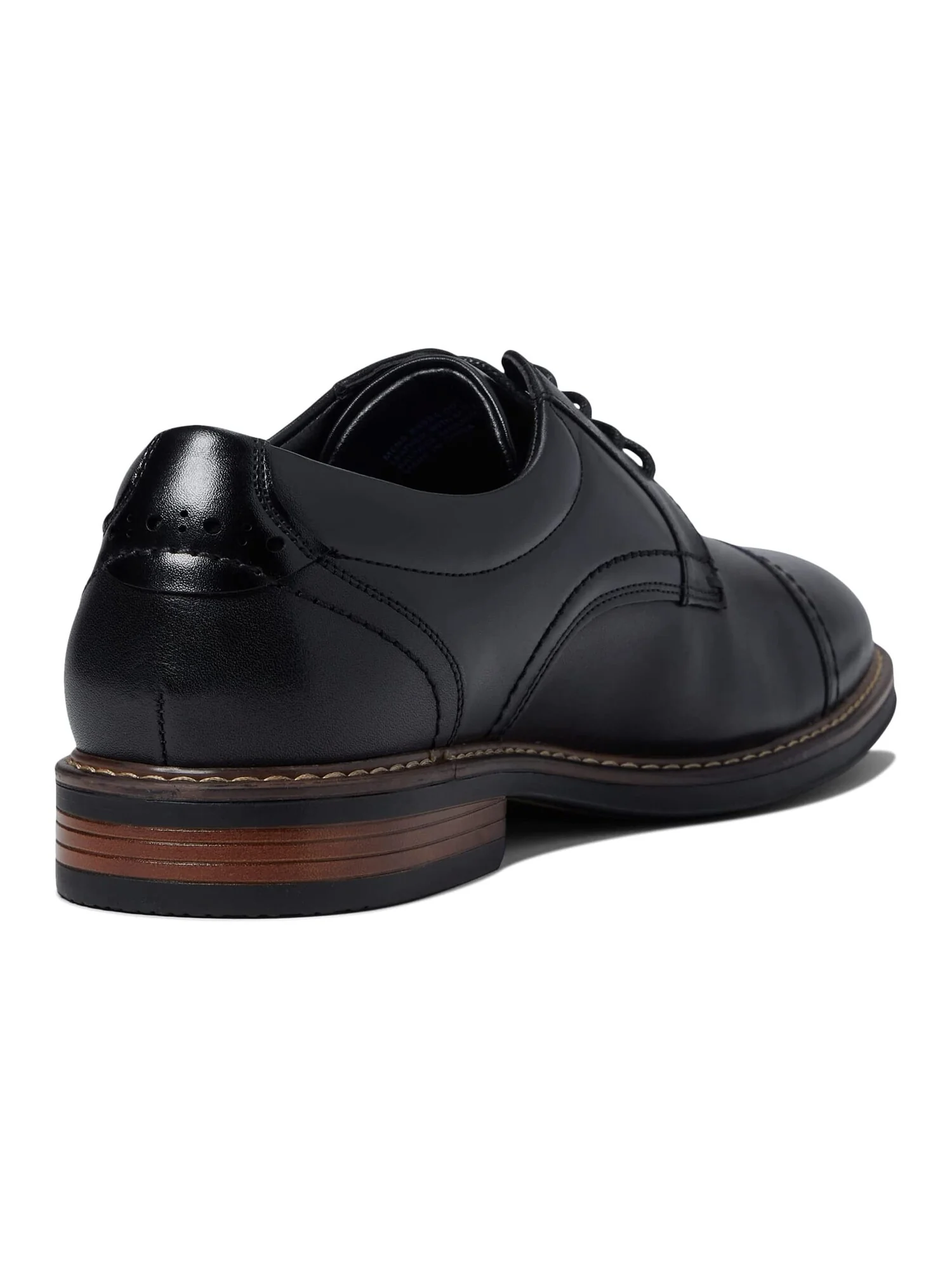 Классические мужские оксфорды Nunn Bush Centro Flex Cap Toe — изображение 5 из 6, черный