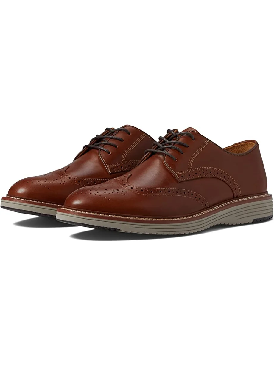 Оксфорды Upton Wing Tip Johnston & Murphy — бежевый