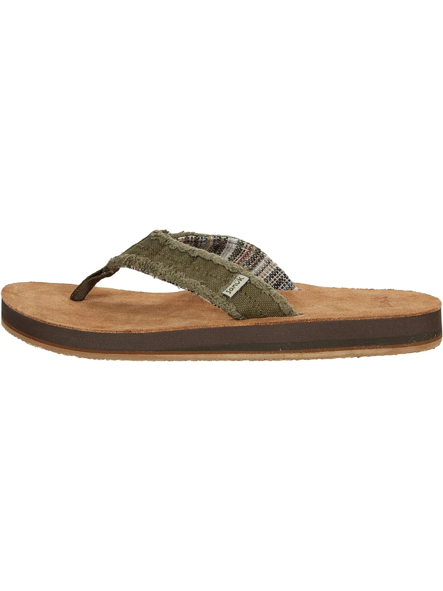 Сандалии Fraid Not Soft Top Sanuk — зеленый