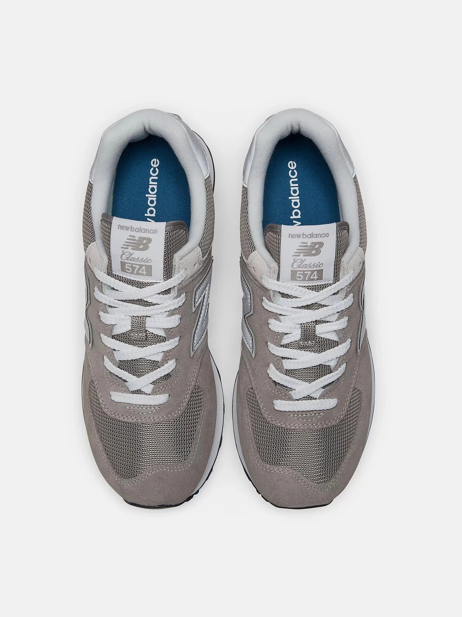 Кроссовки New Balance 574 Core — изображение 4 из 9, серый/белый