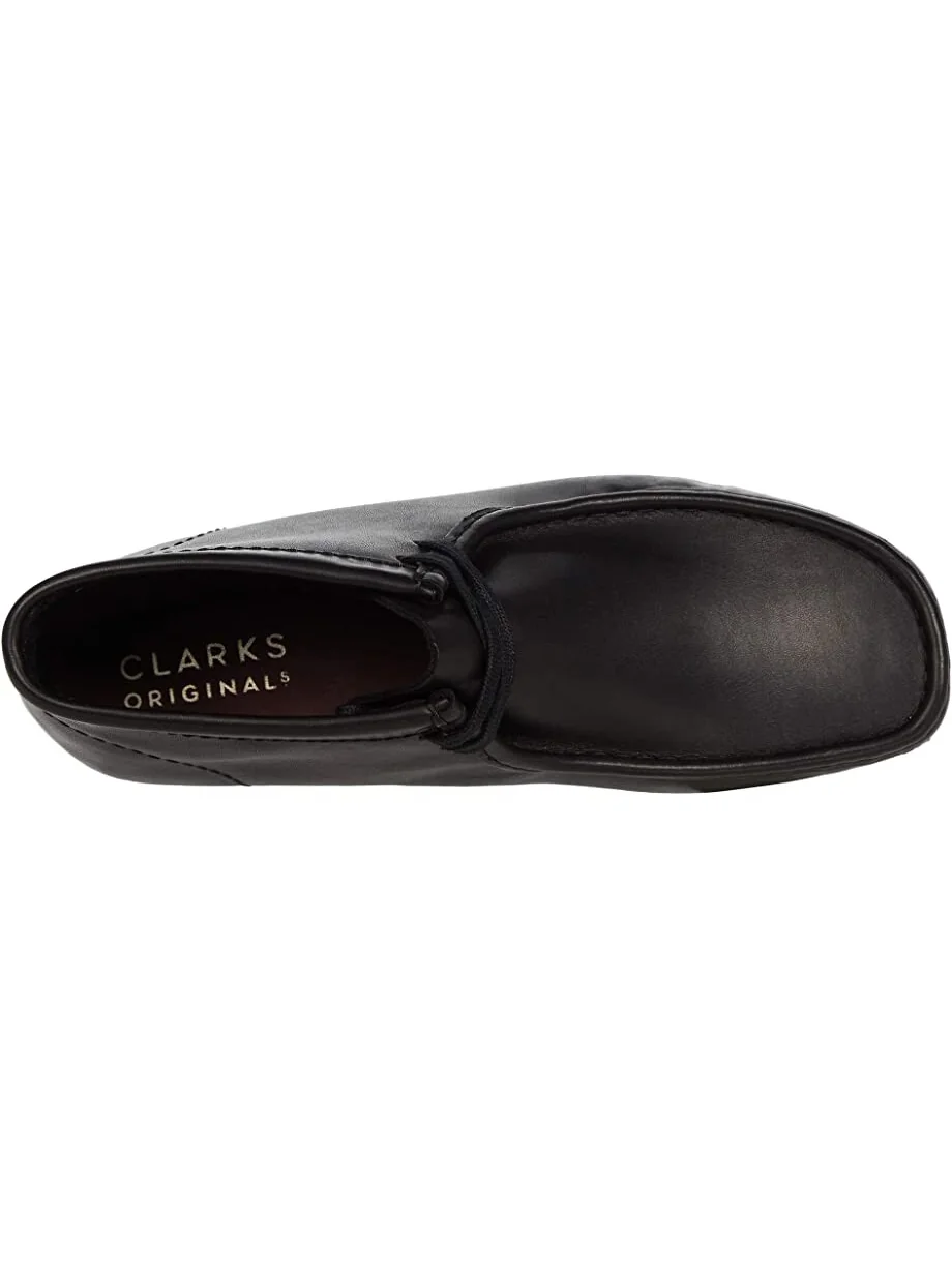 Ботинки Wallabee Boot Clarks, кожа — изображение 2 из 6, черный