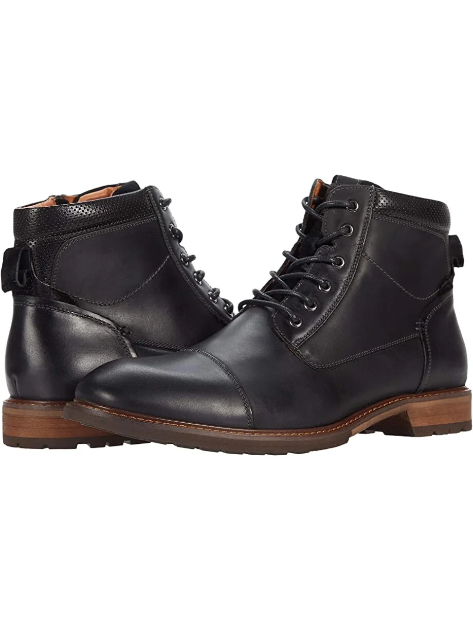 Ботинки Lodge Cap Toe Lace-Up Boot Florsheim — изображение 1 из 6, черный