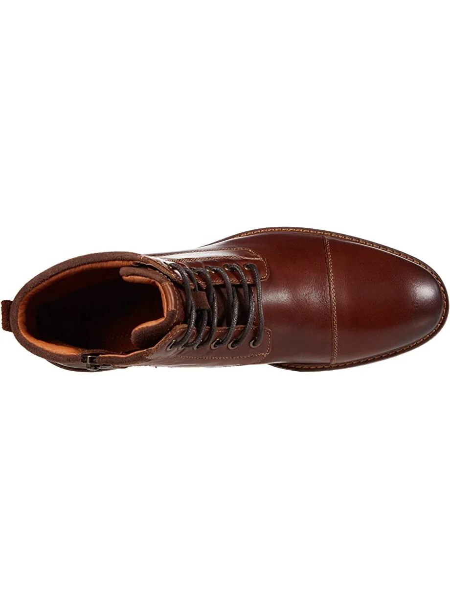 Ботинки Lodge Cap Toe Lace-Up Boot Florsheim — изображение 2 из 6, каштановый