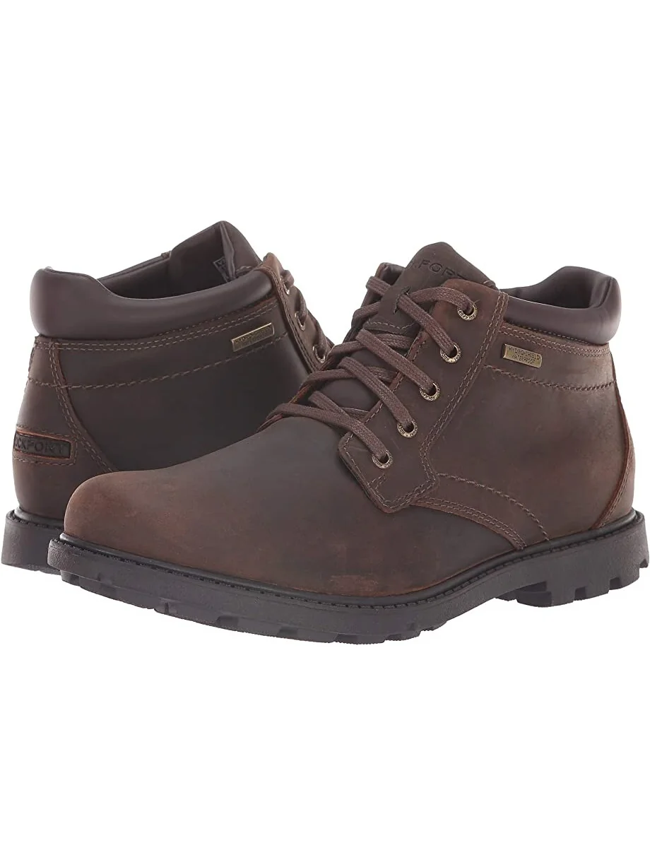 Ботинки мужские Rockport Rugged Bucks водонепроницаемые — коричневый