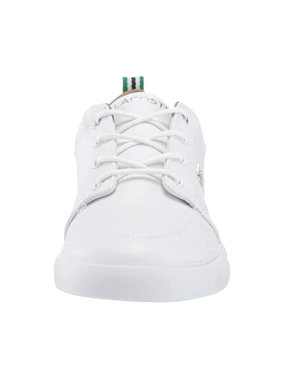 Кроссовки мужские Lacoste Bayliss Leather Perforated Collar — изображение 7 из 7, белый/зеленый