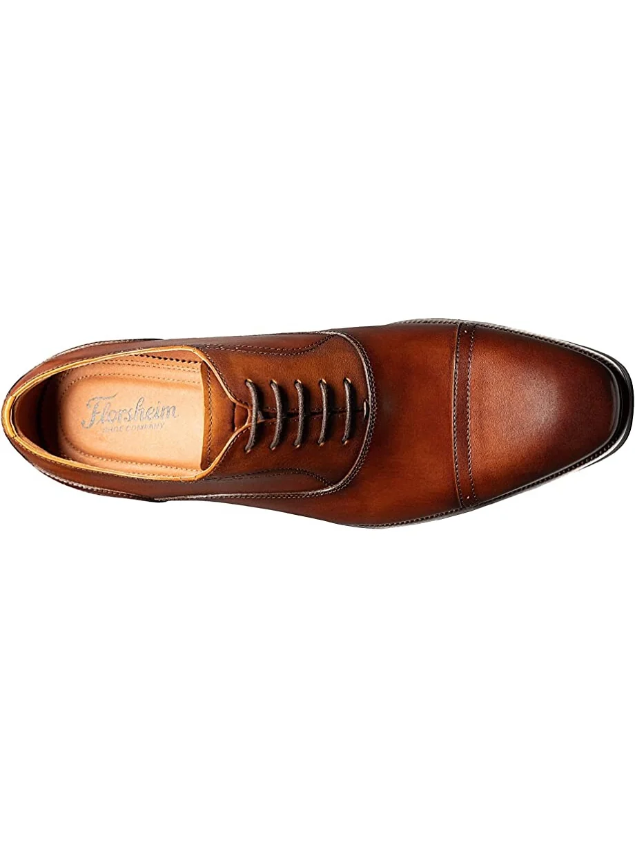 Оксфорды Sorrento Cap Toe Oxford Florsheim — изображение 2 из 7, коньячный