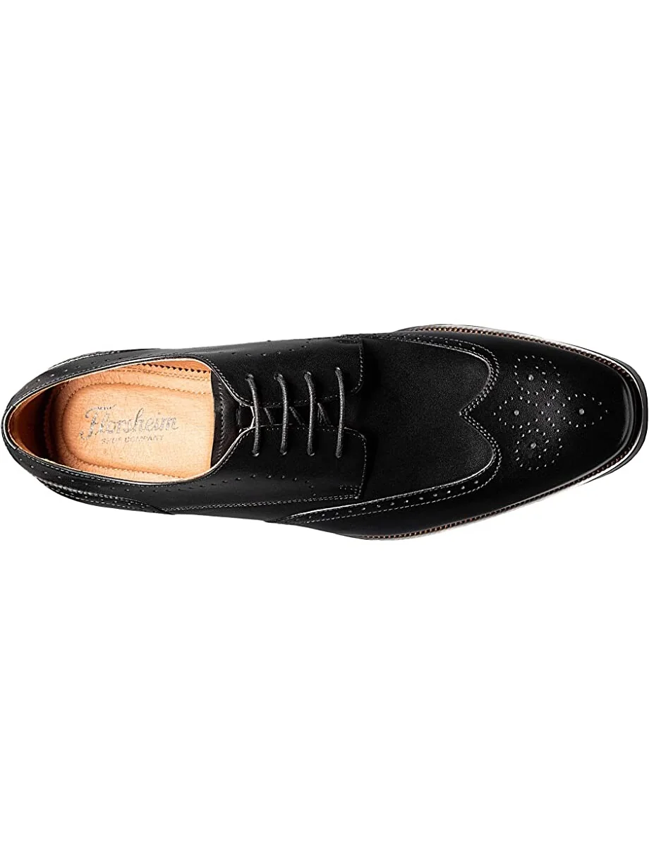 Оксфорды Sorrento Wing Tip Oxford Florsheim — изображение 2 из 7, черный
