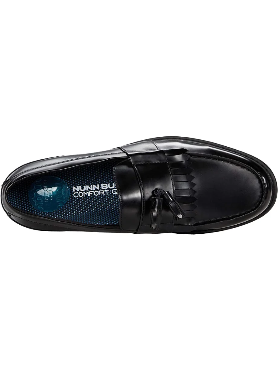 Лоферы Keaton Moc Toe Kiltie Tassel Loafer Nunn Bush — изображение 2 из 7, черный
