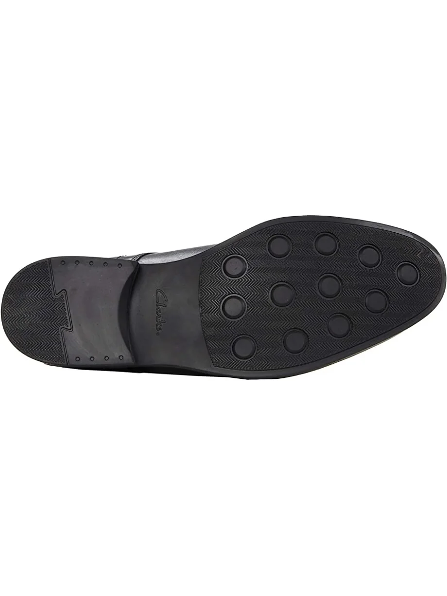 Мужские кожаные оксфорды Clarks Whiddon Plain — изображение 3 из 7, черный
