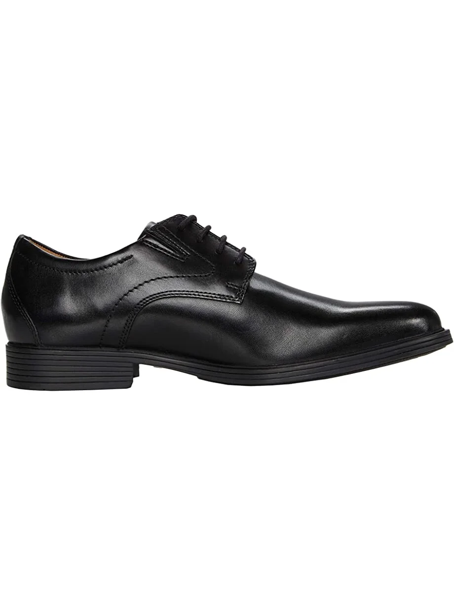 Мужские кожаные оксфорды Clarks Whiddon Plain — изображение 6 из 7, черный
