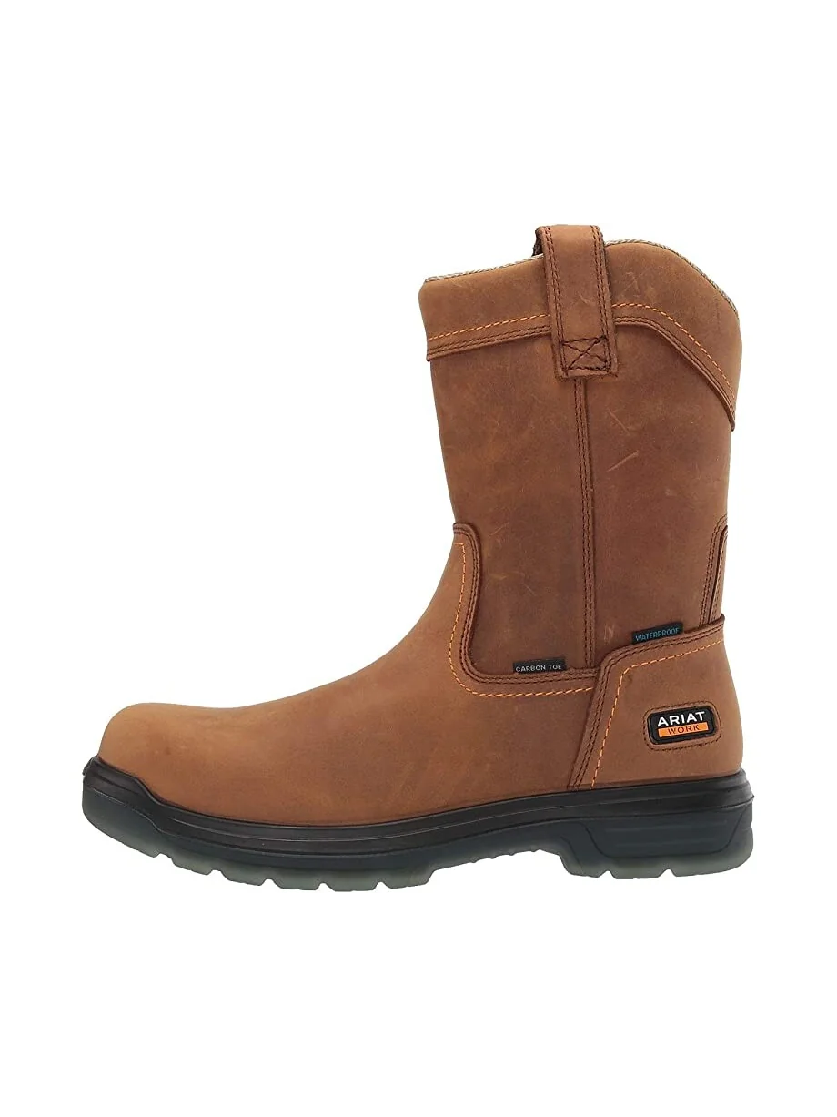 Ботинки Turbo Pull-On Carbon Toe Waterproof Ariat — изображение 4 из 7, выдержанная кора