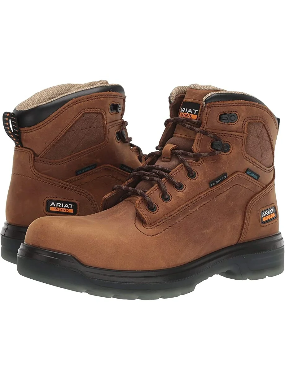 Ботинки Turbo 6" Waterproof Carbon Toe Work Boot Ariat — коричневый