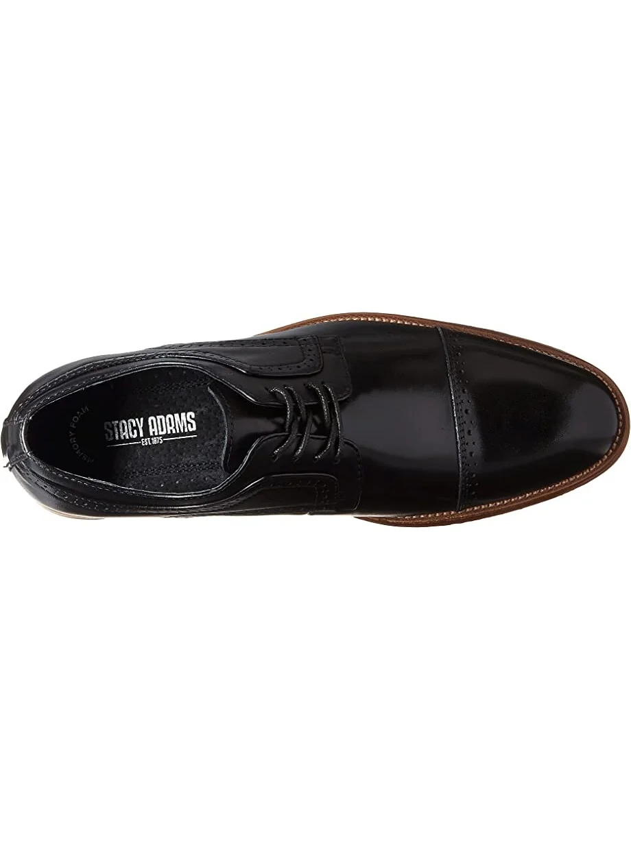 Оксфорды Dickinson Cap Toe Oxford Stacy Adams — изображение 2 из 7, черный