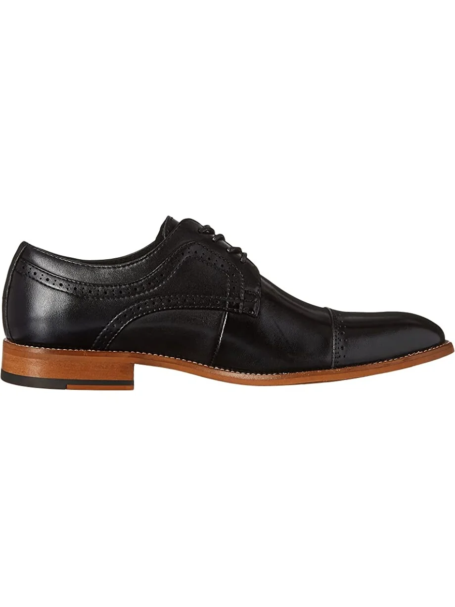 Оксфорды Dickinson Cap Toe Oxford Stacy Adams — изображение 6 из 7, черный
