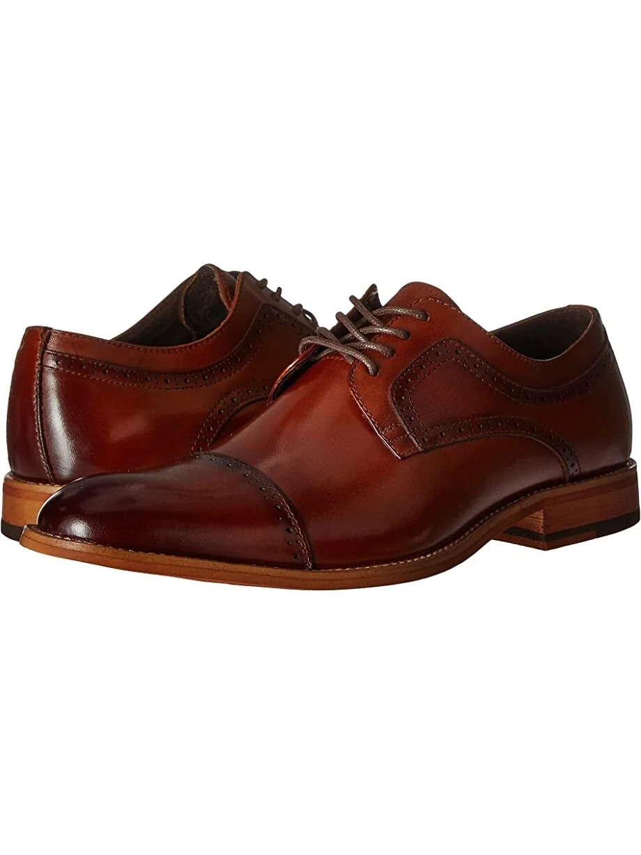 Оксфорды Dickinson Cap Toe Oxford Stacy Adams — коричневый