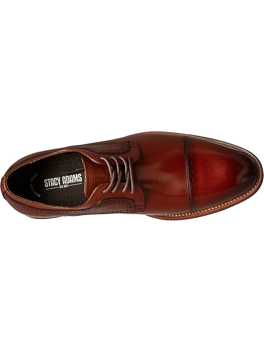 Оксфорды Dickinson Cap Toe Oxford Stacy Adams — изображение 2 из 7, коричневый