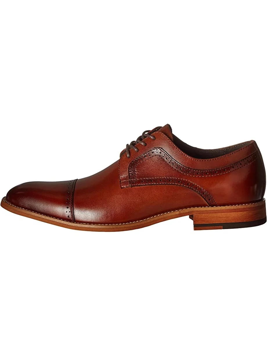 Оксфорды Dickinson Cap Toe Oxford Stacy Adams — изображение 4 из 7, коричневый