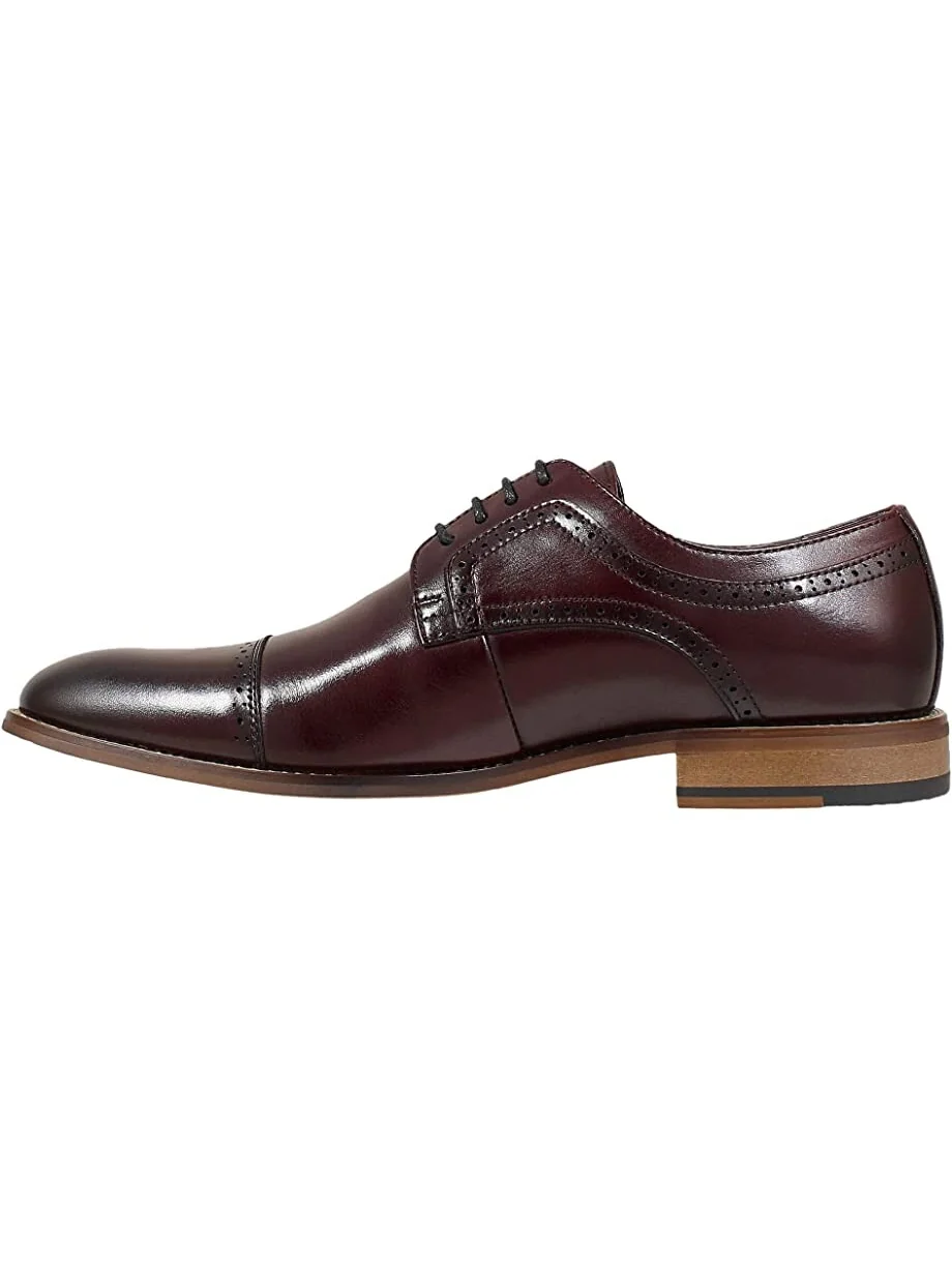 Оксфорды Dickinson Cap Toe Oxford Stacy Adams — изображение 4 из 7, бургунди