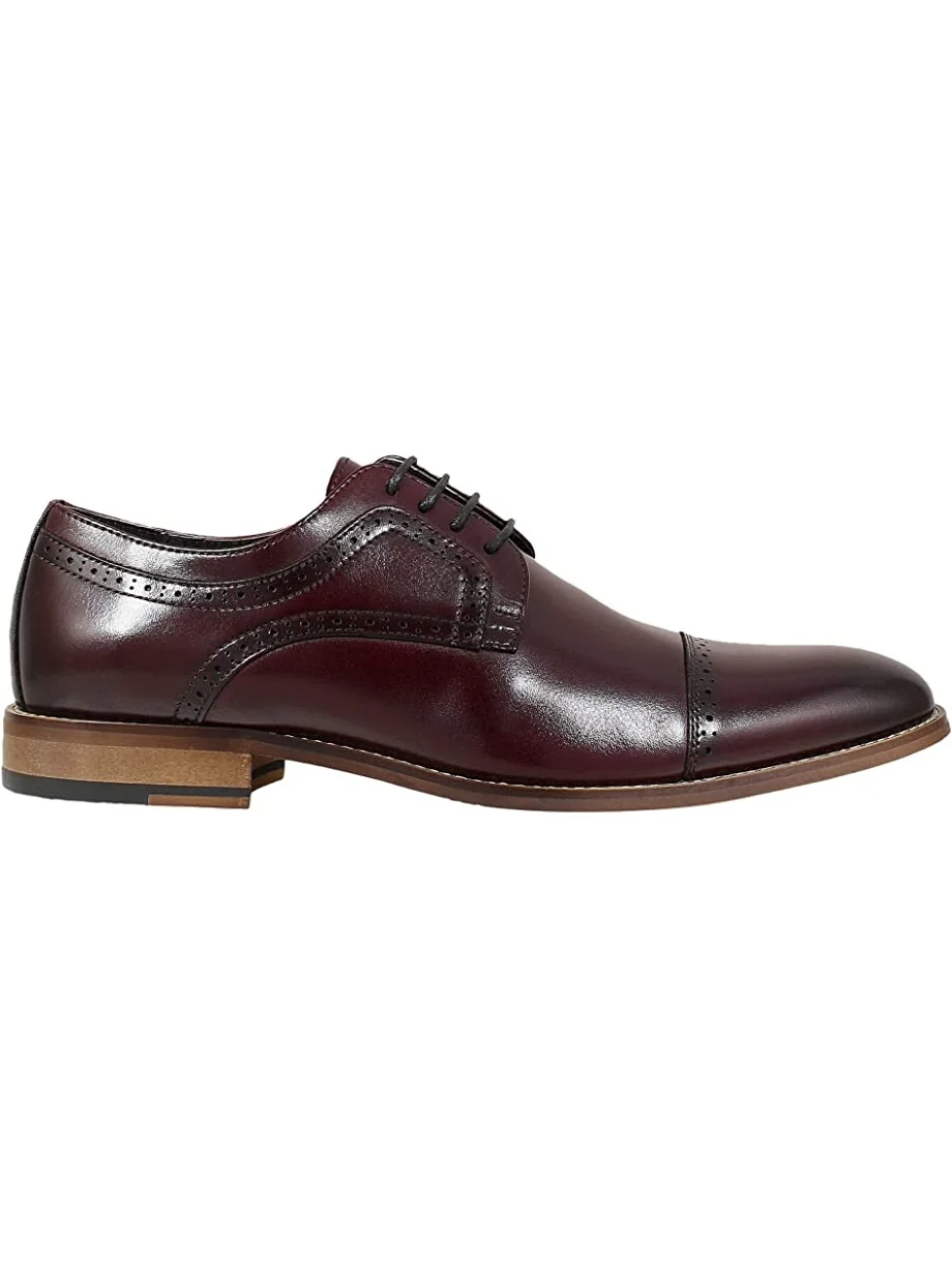 Оксфорды Dickinson Cap Toe Oxford Stacy Adams — изображение 5 из 7, бургунди