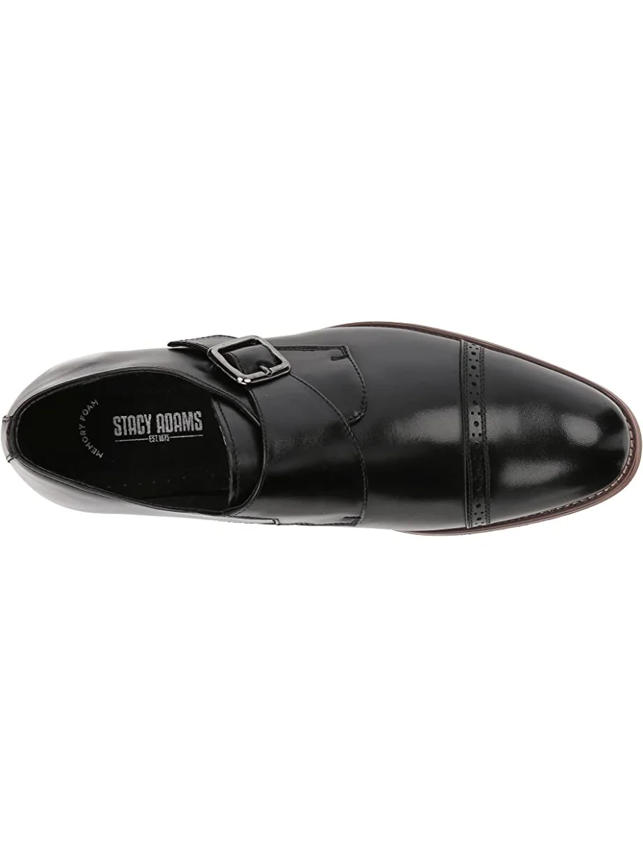 Оксфорды Desmond Cap-Toe Monk-Strap Loafer Stacy Adams — изображение 2 из 7, черный