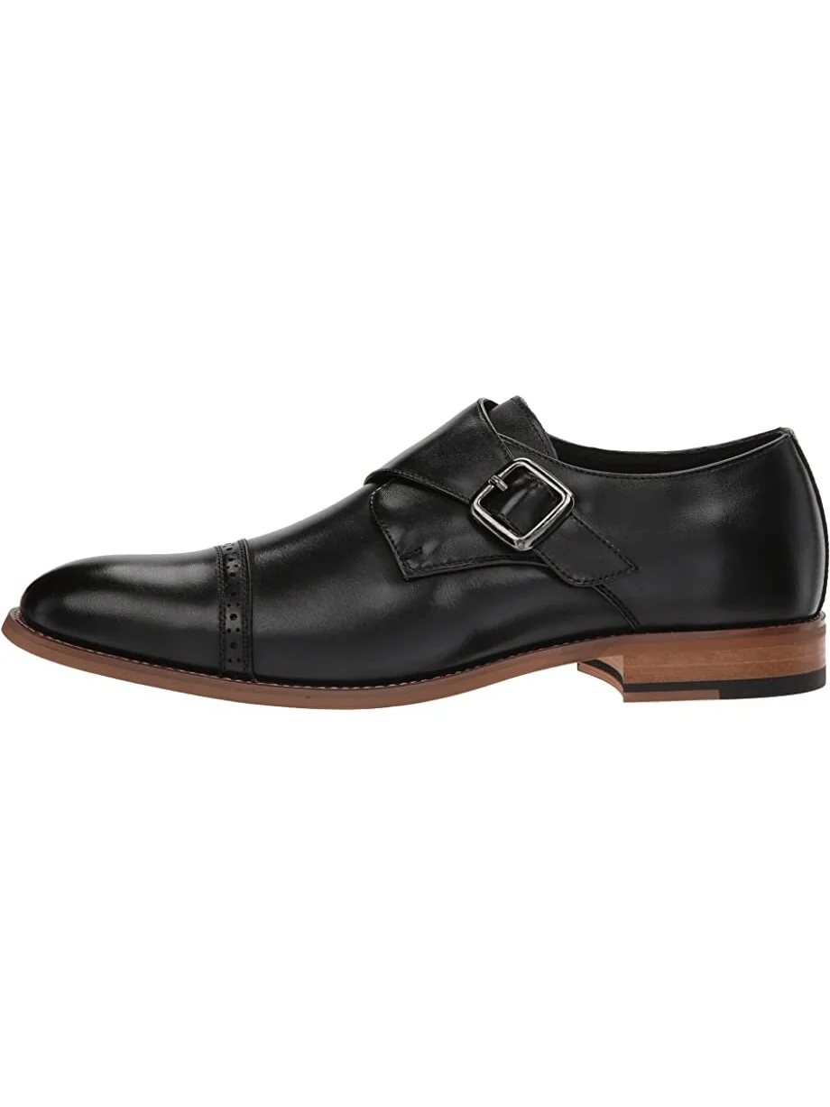 Оксфорды Desmond Cap-Toe Monk-Strap Loafer Stacy Adams — изображение 4 из 7, черный
