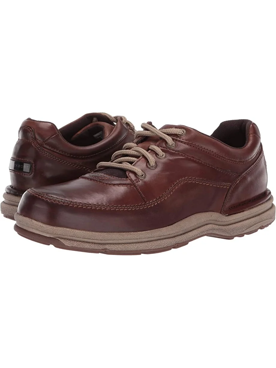 Оксфорды World Tour Classic Rockport — изображение 1 из 7, коричневый