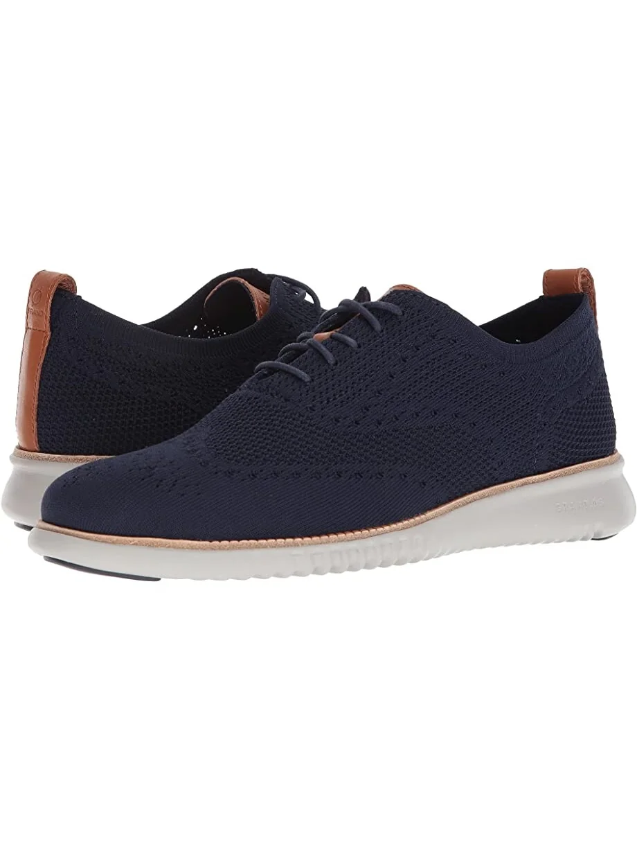 Оксфорды Cole Haan Zerogrand Remastered Wing Tip Oxford — серый