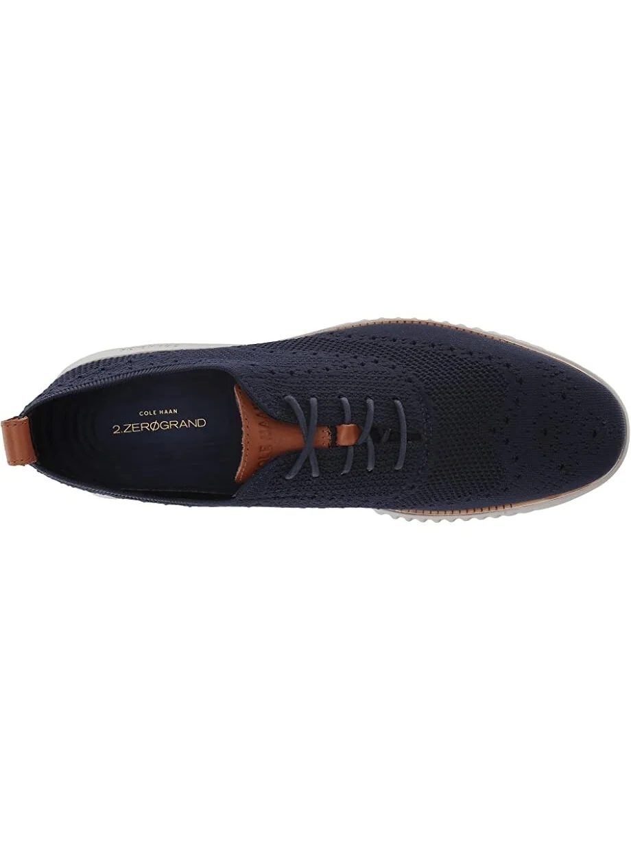 Оксфорды Cole Haan Zerogrand Remastered Wing Tip Oxford — изображение 2 из 4, синий/серый