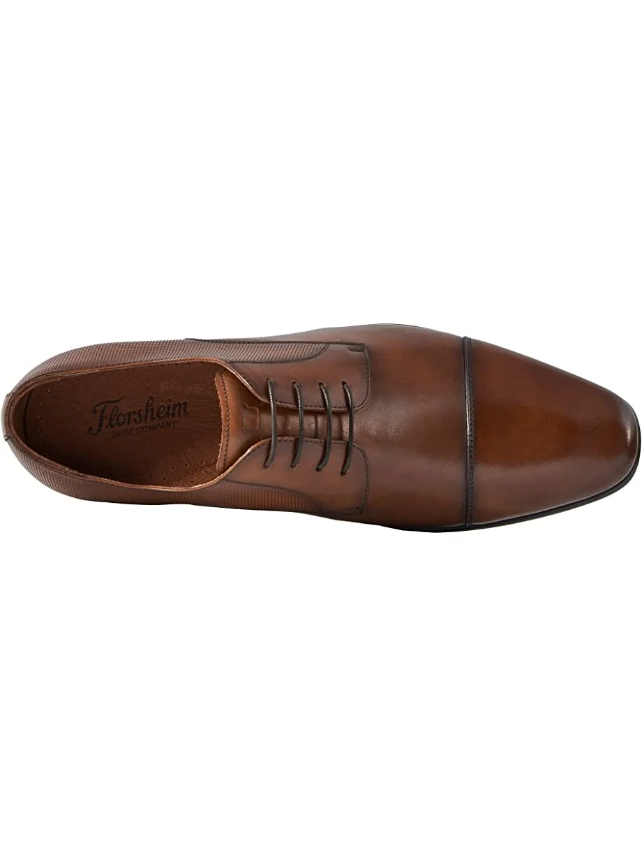 Оксфорды Postino Cap Toe Oxford Florsheim — изображение 2 из 7, коньячно-коричневый