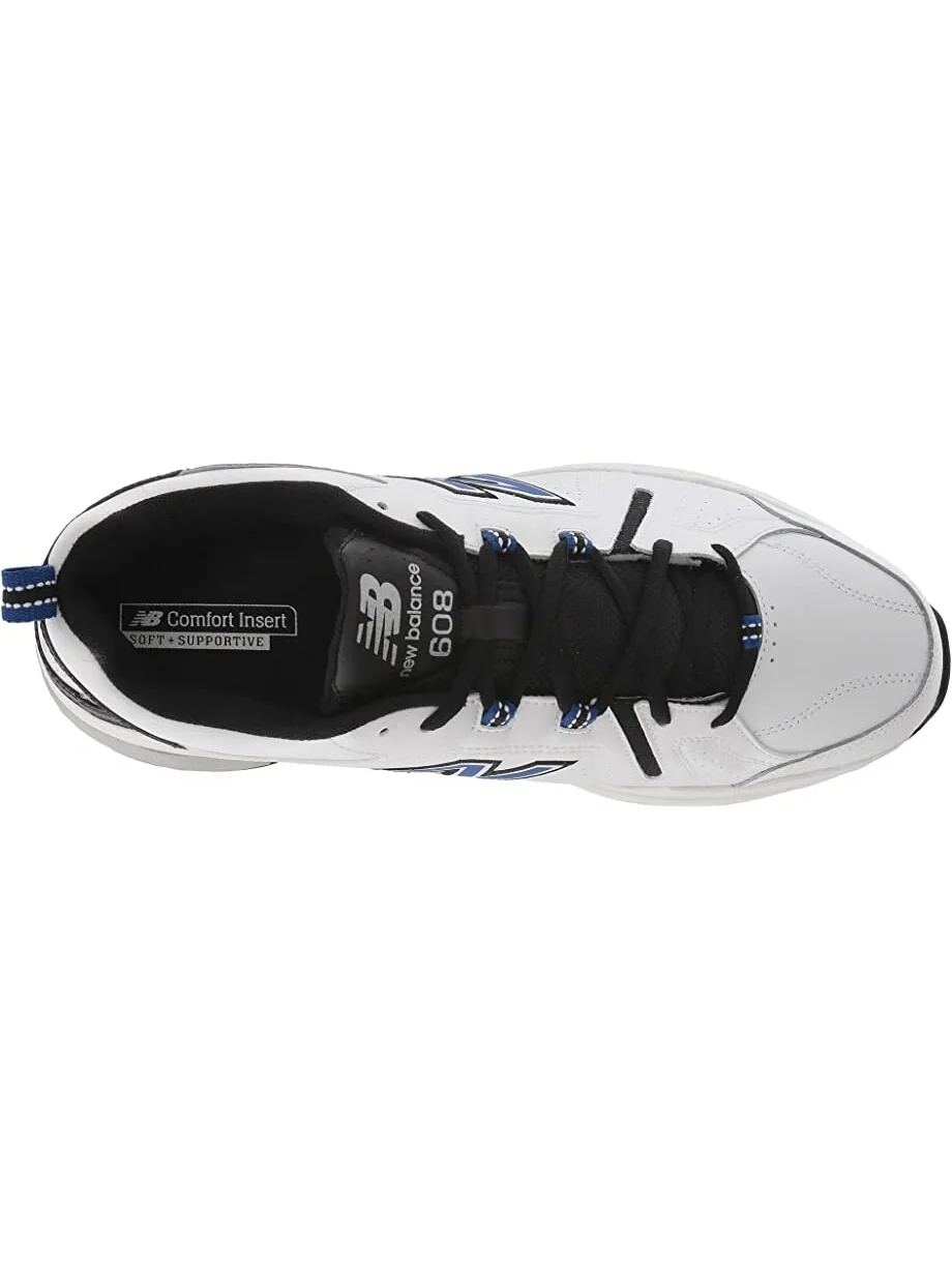Кроссовки New Balance 608v5 — изображение 2 из 7, белый/черный