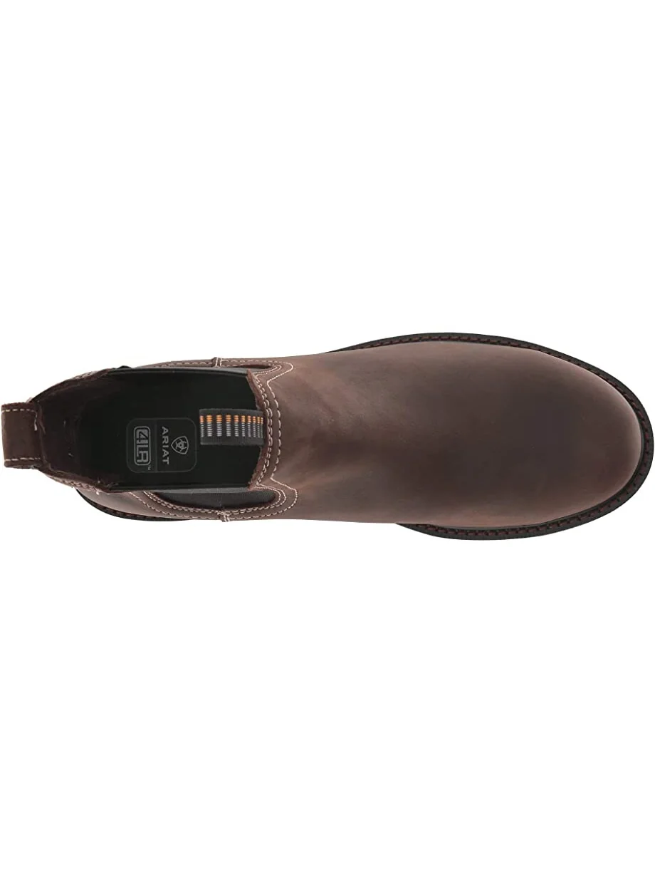 Ботинки Groundbreaker Chelsea H2O Steel Toe Ariat — изображение 2 из 7, коричневый