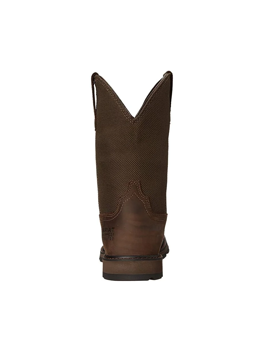 Ботинки Groundbreaker Wide Square Toe H20 ST Ariat — изображение 5 из 7, коричневый