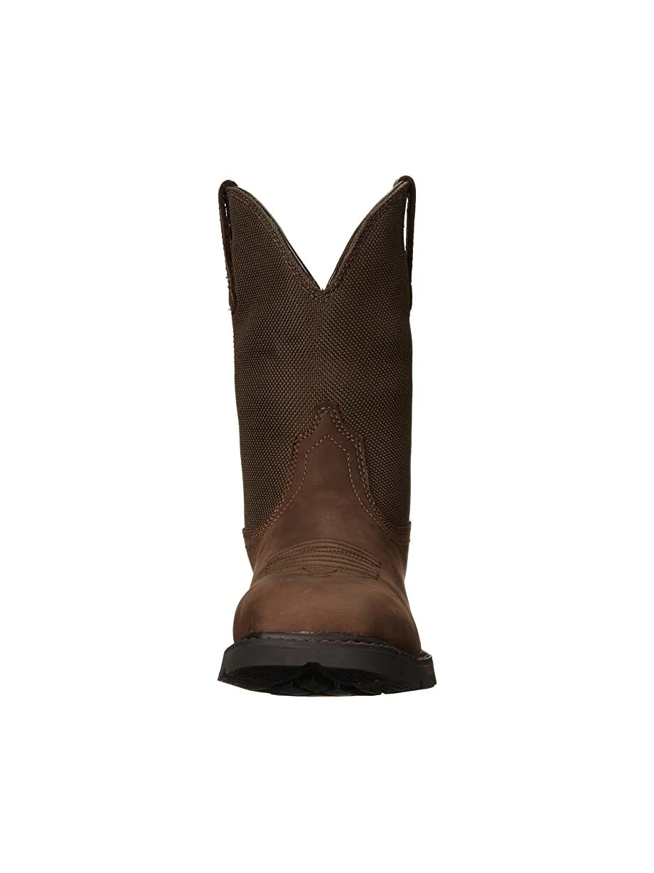 Ботинки Groundbreaker Wide Square Toe H20 ST Ariat — изображение 7 из 7, коричневый