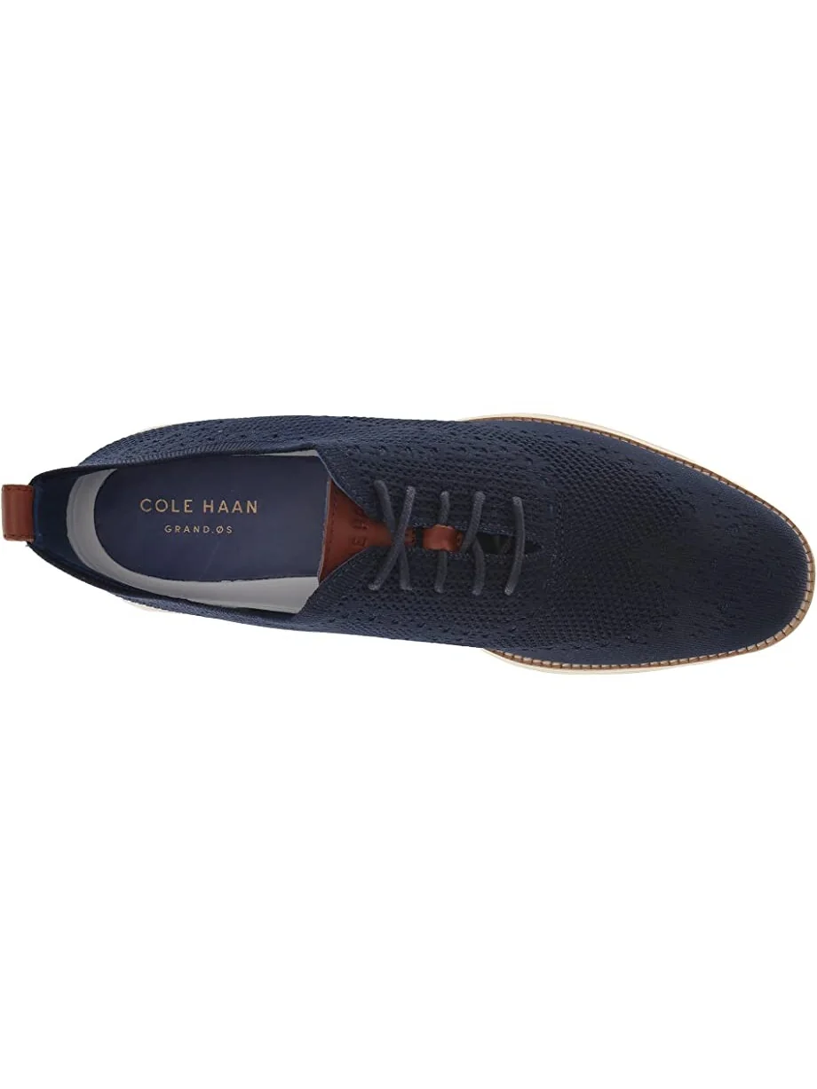 Оксфорды Original Grand Stitchlite Wingtip Oxford Cole Haan — изображение 2 из 7, синий