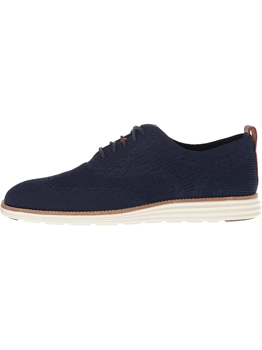 Оксфорды Original Grand Stitchlite Wingtip Oxford Cole Haan — изображение 4 из 7, синий