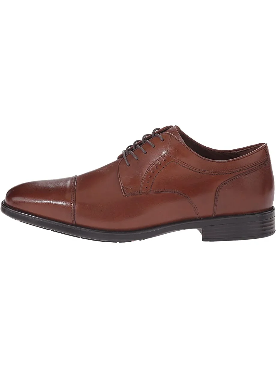 Оксфорды Waterproof XC4 Branning Cap Dress Cap Toe Oxford Johnston & Murphy — изображение 4 из 7, коричневый