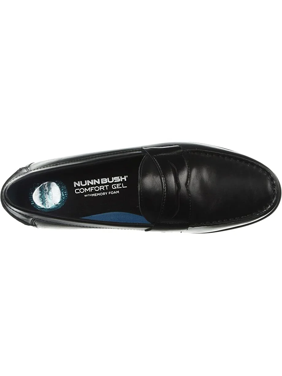 Лоферы Drexel Moc Toe Penny Loafer with KORE Walking Comfort Technology Nunn Bush — изображение 2 из 7, черный