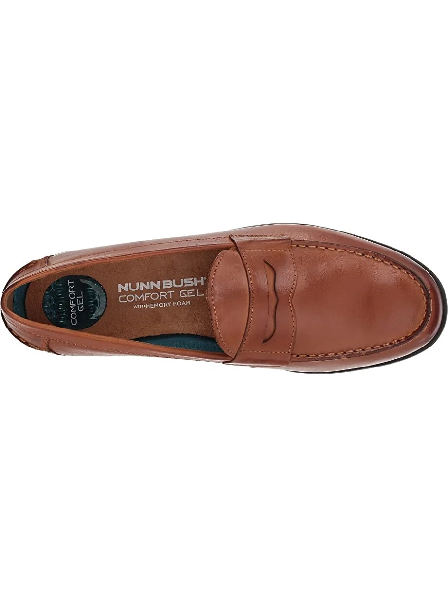 Лоферы Drexel Moc Toe Penny Loafer with KORE Walking Comfort Technology Nunn Bush — изображение 2 из 7, коричневый