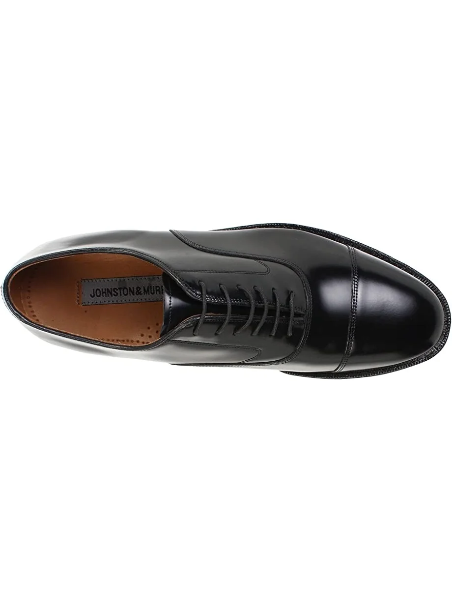 Оксфорды Melton Classic Dress Cap Toe Oxford Johnston & Murphy — изображение 2 из 7, черный