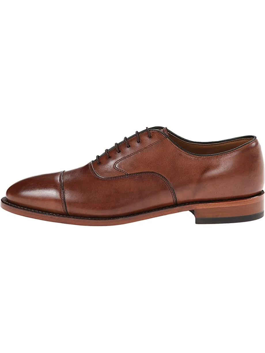 Оксфорды Melton Classic Dress Cap Toe Oxford Johnston & Murphy — изображение 4 из 7, коричневый