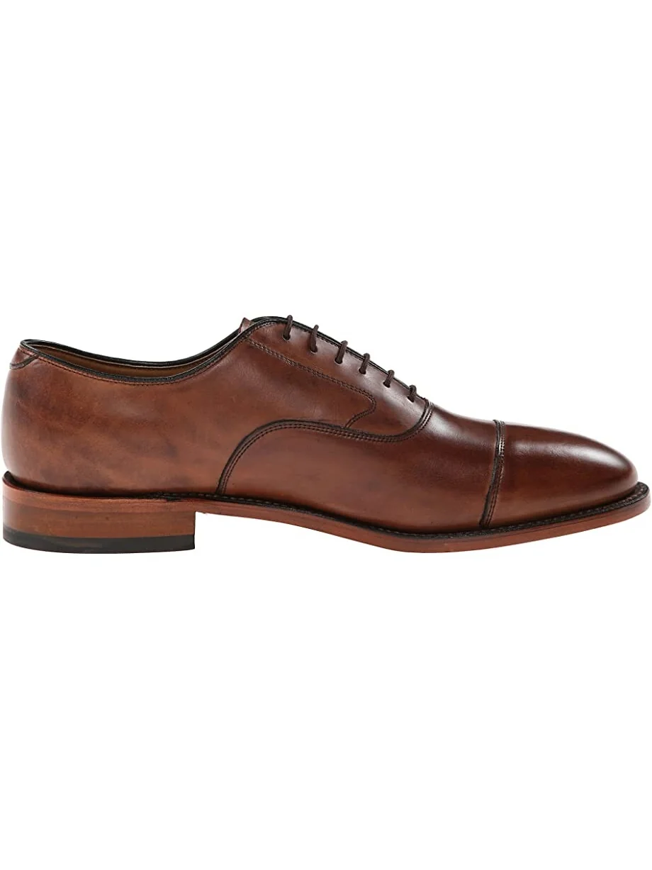 Оксфорды Melton Classic Dress Cap Toe Oxford Johnston & Murphy — изображение 6 из 7, коричневый