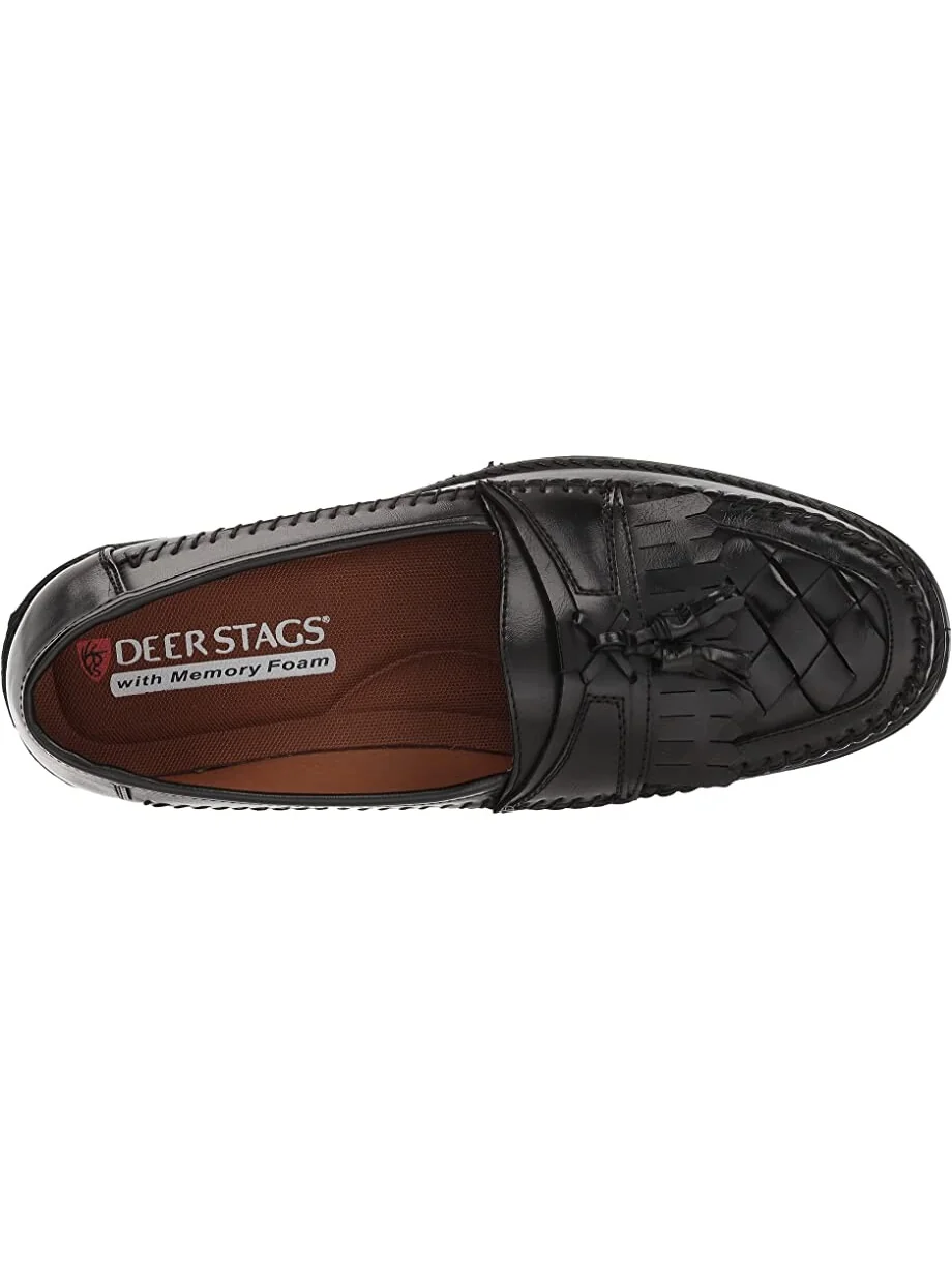 Лоферы Herman Tassel Loafer Deer Stags, кожа — изображение 2 из 7, черный