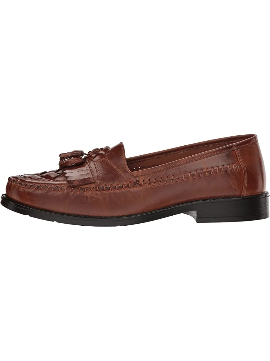 Лоферы Herman Tassel Loafer Deer Stags, кожа — изображение 4 из 7, коричневый