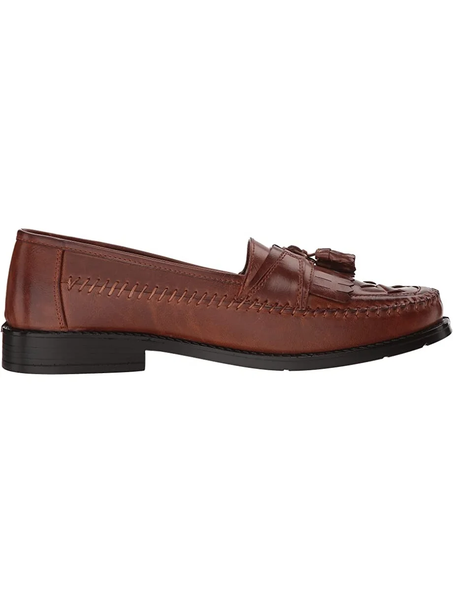 Лоферы Herman Tassel Loafer Deer Stags, кожа — изображение 6 из 7, коричневый
