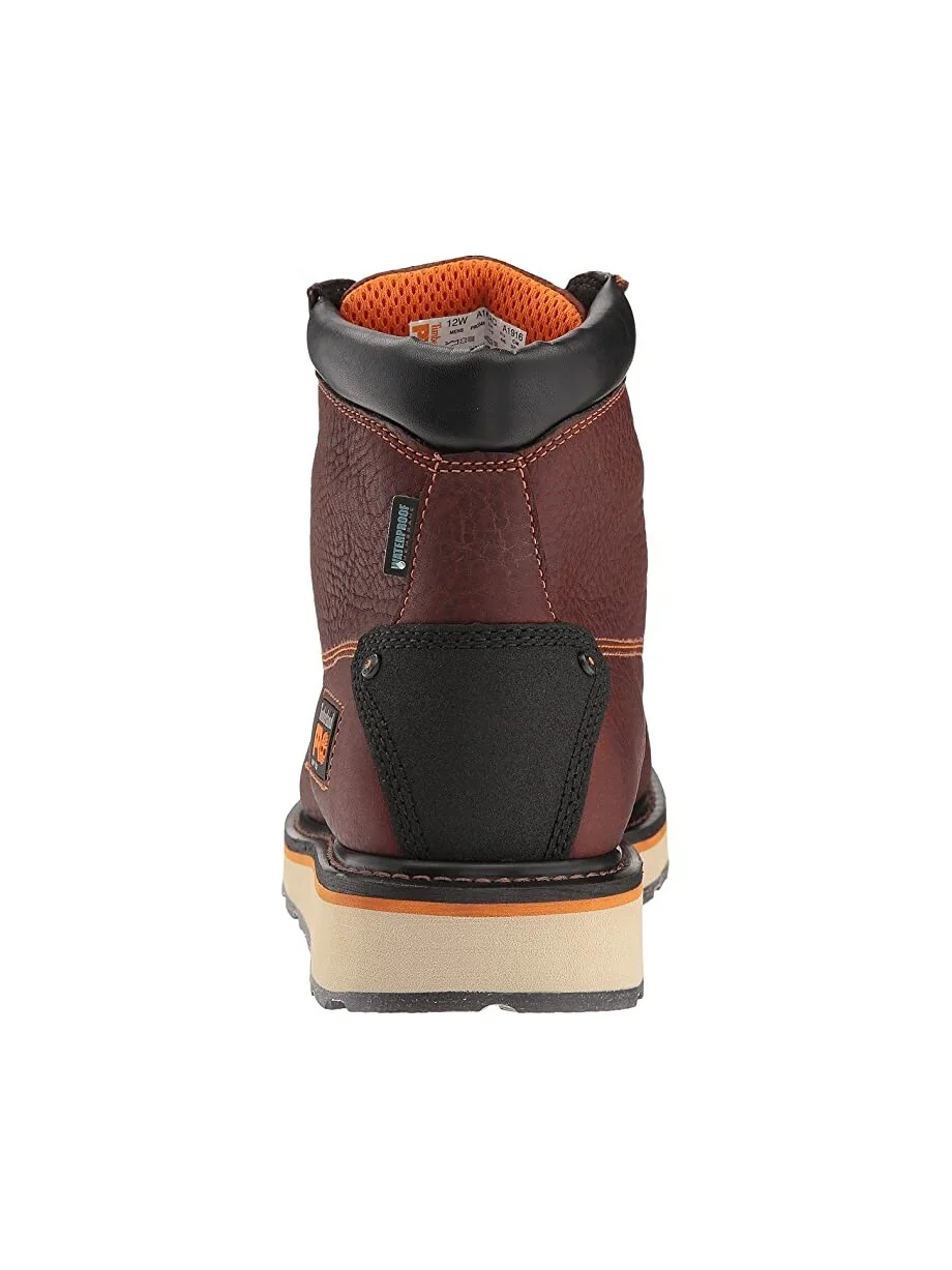 Ботинки Timberland PRO Gridworks 6" Moc Soft Toe Waterproof — изображение 5 из 7, коричневый